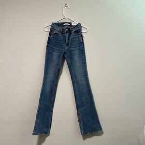Pacsun High Rise Slim Flare Blue Jeans Size 23